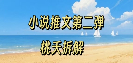 小说推文项目操作全流程第二弹，0粉就能做，门槛低非常适合新手|云雀资源分享