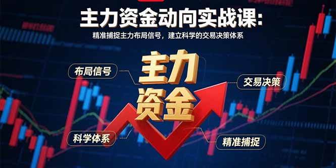 图片[1]-主力资金动向实战课-8月：精准捕捉主力布局信号，建立科学的交易决策体系