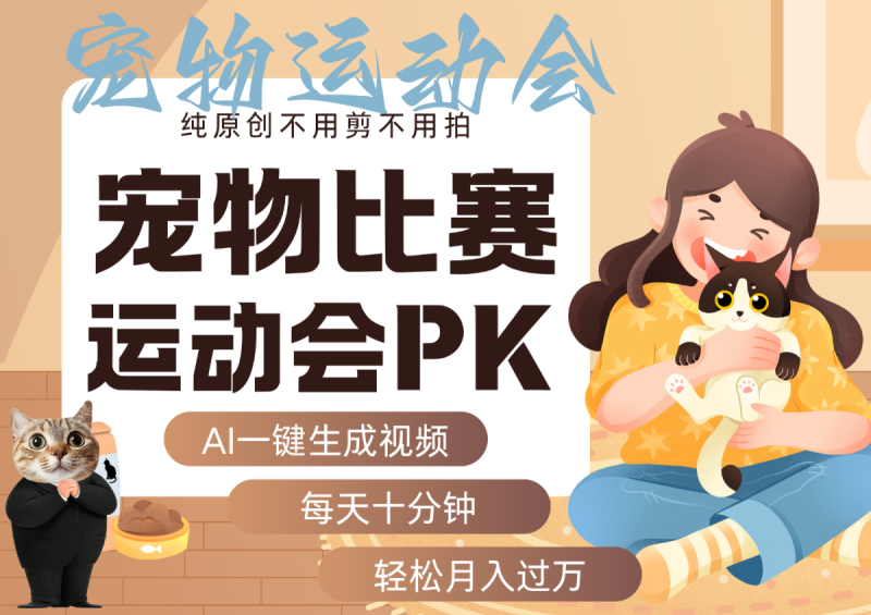 AI萌宠运动员跳水 射击 篮球 足球比赛 每天十分钟 附详细提示词文案库 代替做…|云雀资源分享
