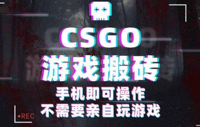 图片[1]-CSGO游戏挂机捡漏，单日扫货500+，年底小高峰上车可吃肉，手机即可操作…