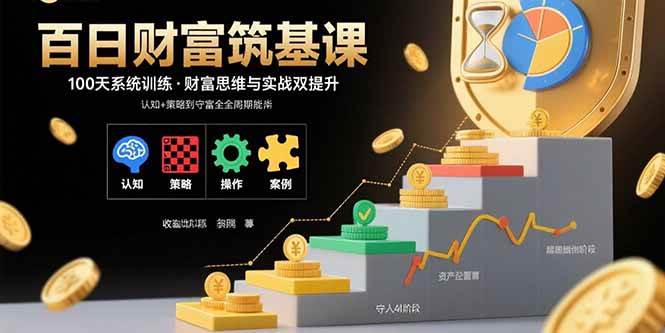图片[1]-百日财富筑基课：认知+策略+实操+案例拆解 实现从创富到守富全周期能力