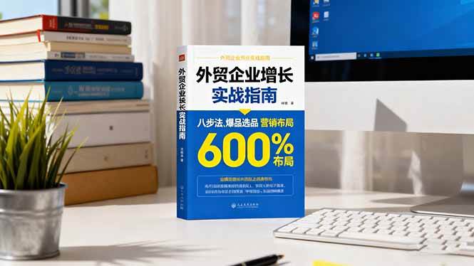 图片[1]-外贸企业增长实战指南，八步法、爆品选品、营销布局，业绩增长300%