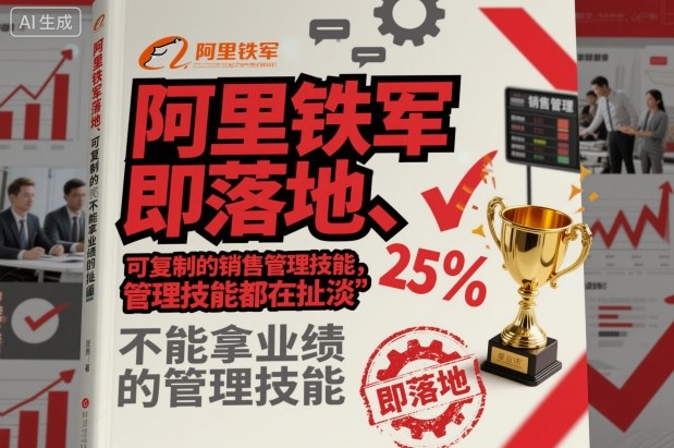 阿里铁军即落地、可复制的销售管理技能，不能拿业绩的管理技能都在扯淡|云雀资源分享