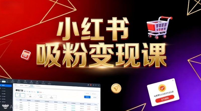 《小红书吸粉变现》当天变现不是梦！揭秘小红书吸粉变现的财富密码|云雀资源分享