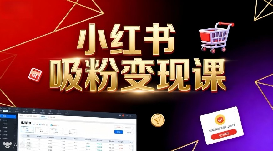 《小红书吸粉变现》当天变现不是梦！揭秘小红书吸粉变现的财富密码|云雀资源分享