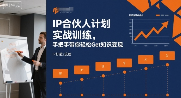 IP合伙人计划实战训练，手把手带你轻松Get知识变现|云雀资源分享