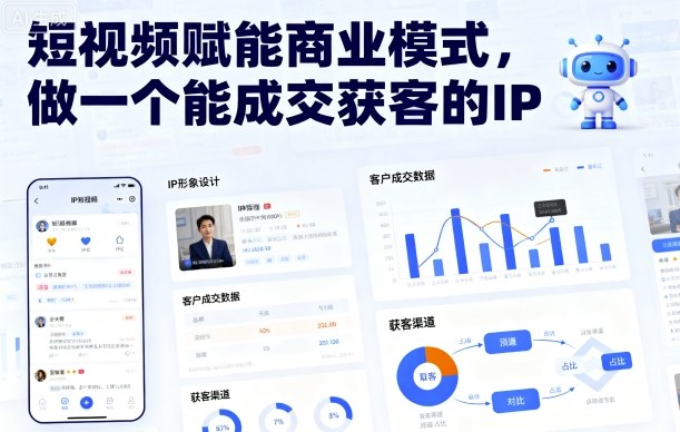 短视频赋能商业模式，做一个能成交获客的IP（更新）|云雀资源分享