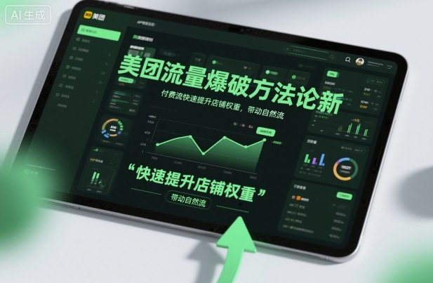 美团流量爆破方法论，付费流快速提升店铺权重，带动自然流|云雀资源分享