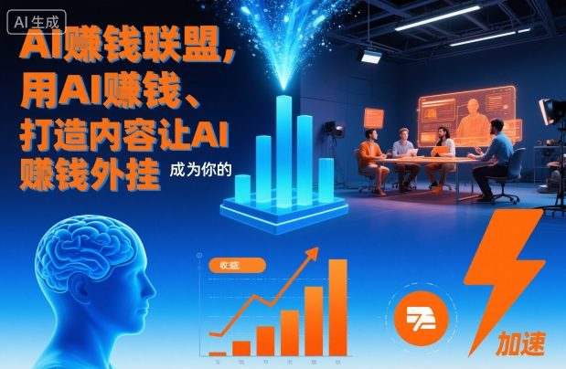 AI賺钱联盟,用AI賺钱、打造内容让AI成为你的賺钱外挂|云雀资源分享