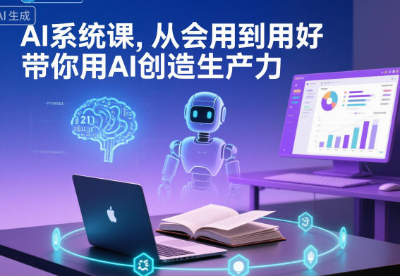 AI系统课，从会用到用好，带你用AI创造生产力|云雀资源分享