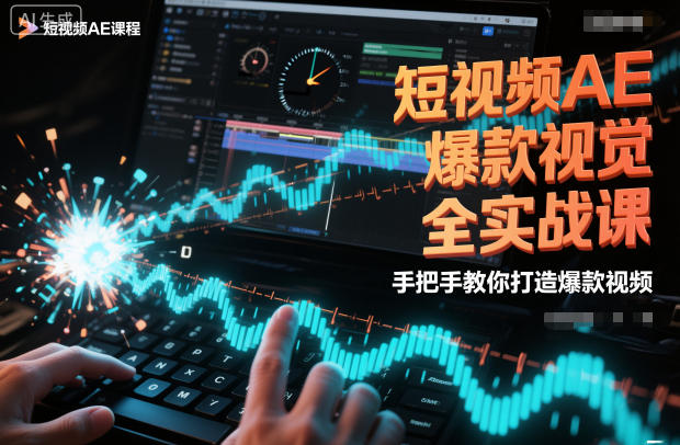 短视频AE爆款视觉全实战课，手把手教你打造爆款视频|云雀资源分享