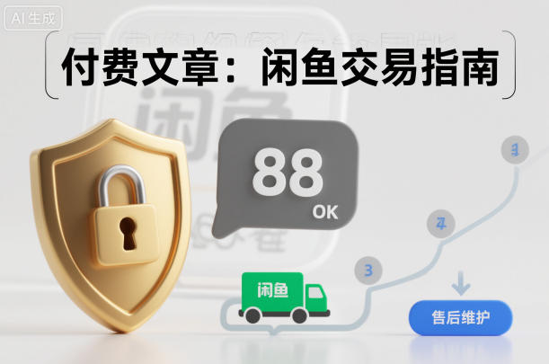 付费文章:闲鱼交易指南,怎么才能降低被坑被马扁的概率|云雀资源分享
