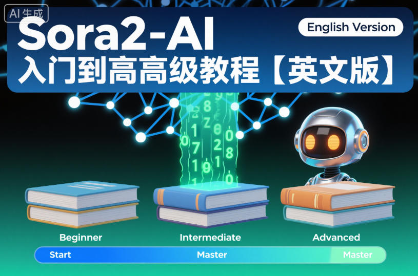 Sora2-AI入门到高级教程【英文版】|云雀资源分享