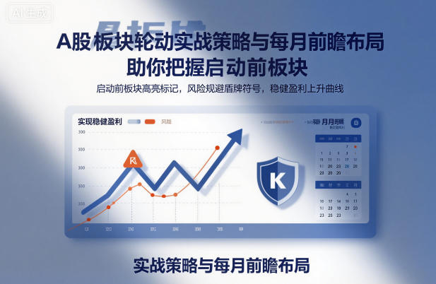 A股板块轮动实战策略与每月前瞻布局，助你把握启动前板块，规避风险，实现稳健盈利|云雀资源分享