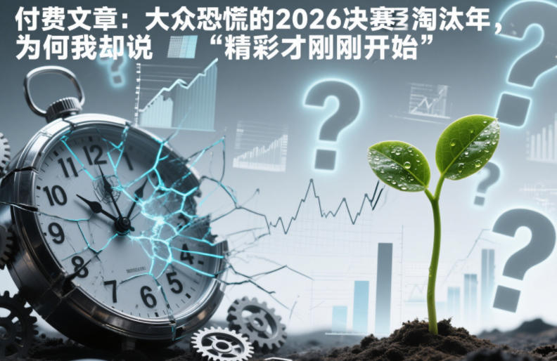付费文章：大众恐慌的2026决赛淘汰年，为何我却说“精彩才刚刚开始”？|云雀资源分享