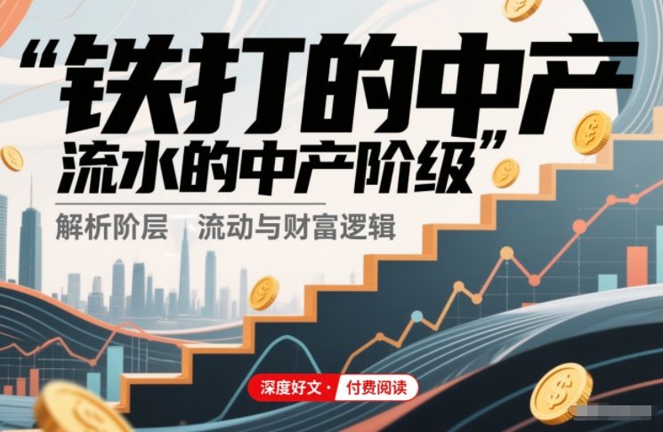 付费文章：铁打的中产，流水的中产阶级|云雀资源分享