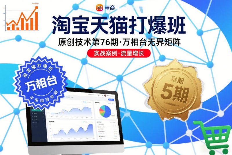淘宝天猫打爆班原创技术第76期，万相台无界矩阵|云雀资源分享