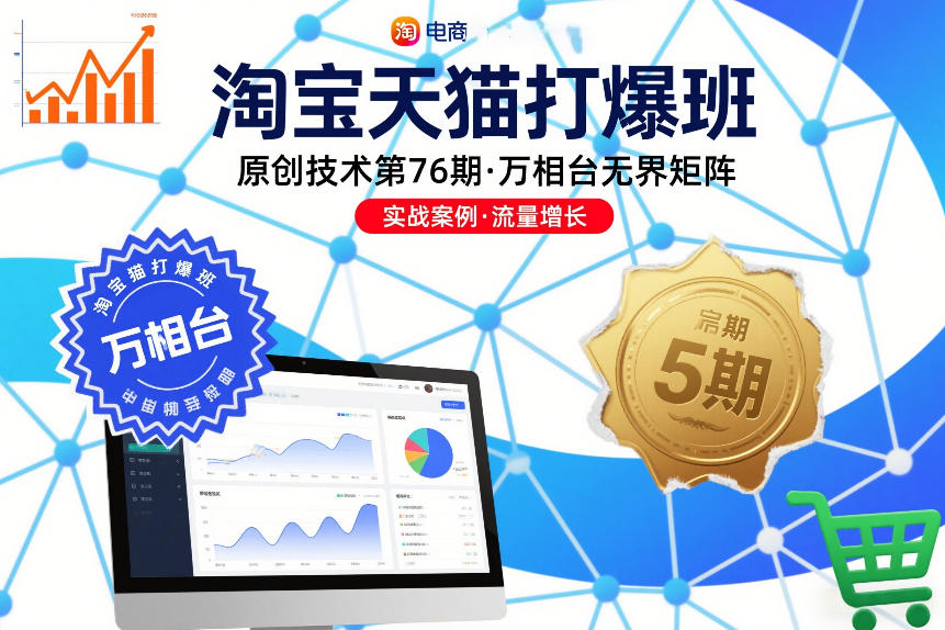 淘宝天猫打爆班原创技术第76期，万相台无界矩阵|云雀资源分享