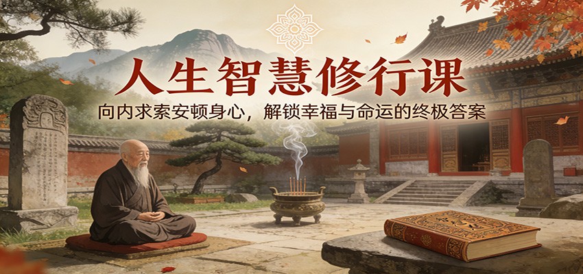 人生智慧修行课:向内求索安顿身心,解锁幸福与命运的终极答案|云雀资源分享