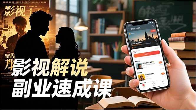 图片[1]-Tk影视解说副业速成课，软件安装、全流程实操、爆款预设，新手两周变现