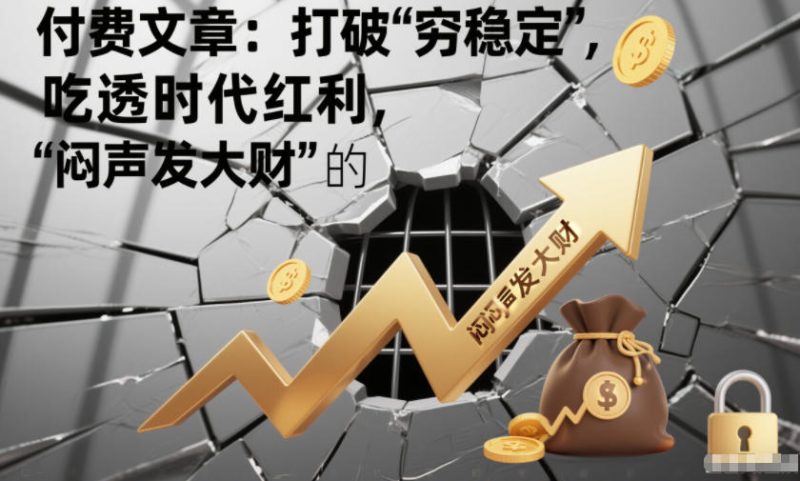付费文章：打破“穷稳定”，吃透时代红利，“闷声发大财”的终极真谛|云雀资源分享