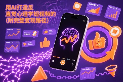用AI打造“反直觉”心理学短视频的流量密码（附完整变现路径）|云雀资源分享