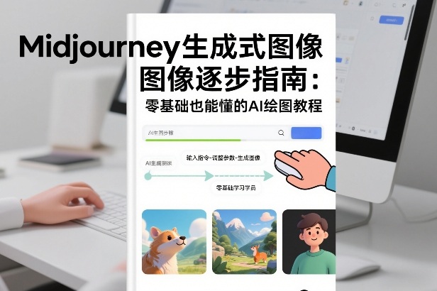 Midjourney生成式图像逐步指南：零基础也能懂的AI绘图教程|云雀资源分享