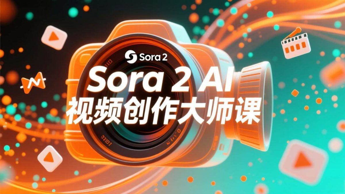 如何利用Sora 2创建流行AI人工智能视频大师班教程:掌握创作全流程,产出百万播放内容|云雀资源分享