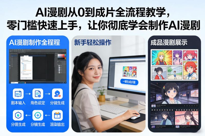 AI漫剧从0到成片全流程教学，零门槛快速上手，让你彻底学会制作AI漫剧【保姆级教程】|云雀资源分享