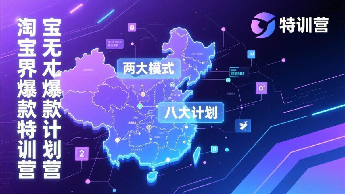 淘宝无界爆款训练营：2026年1月杭州线下高端集训课，3天构建两大模式八大计划体系|云雀资源分享