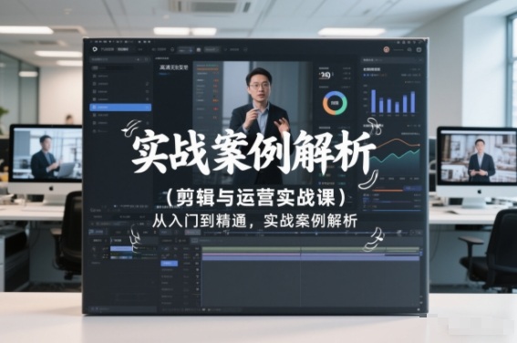剪辑与运营实战课，从入门到精通，实战案例解析（更新2026）|云雀资源分享