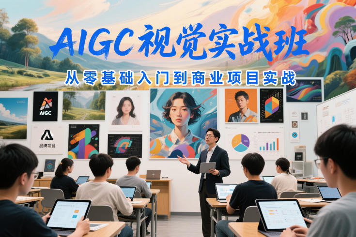 AIGC视觉实战班，从零基础入门到商业项目实战|云雀资源分享