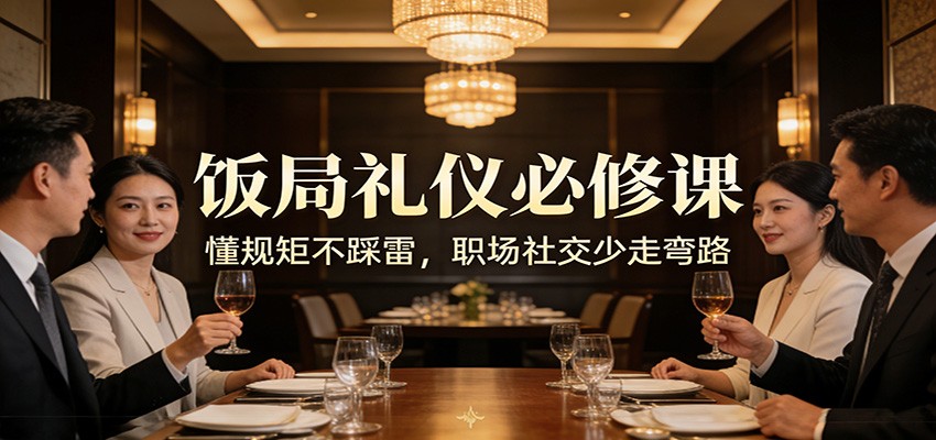 公众号收费文章：《饭局礼仪必修课：懂规矩不踩雷，职场社交少走弯路》|云雀资源分享