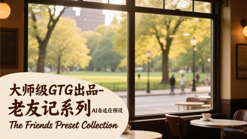 大师级GTG出品-老友记系列AI自适应预设The Friends Preset Collection|云雀资源分享