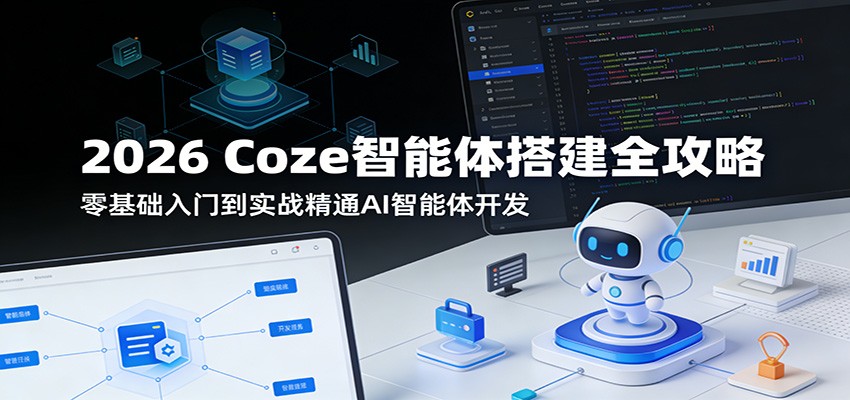 2026 Coze智能体搭建全攻略：零基础入门到实战精通AI智能体开发|云雀资源分享