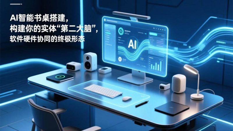 AI智能书桌搭建,构建你的实体“第二大脑”,软件硬件协同的终极形态|云雀资源分享