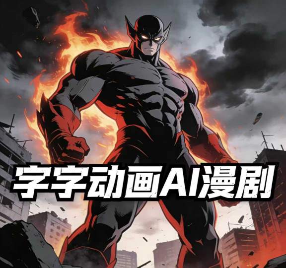 字字动画AI漫剧2026年第1期系统课程，小白看完就能学会实操的漫剧课，单人月收1-3W|云雀资源分享