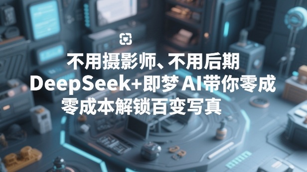 不用摄影师、不用后期，DeepSeek+即梦AI带你零成本解锁百变写真！|云雀资源分享