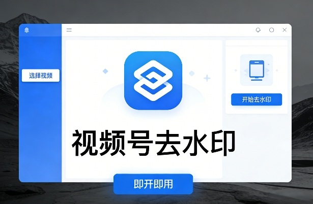 视频号去水印软件，电脑软件，即开即用|云雀资源分享