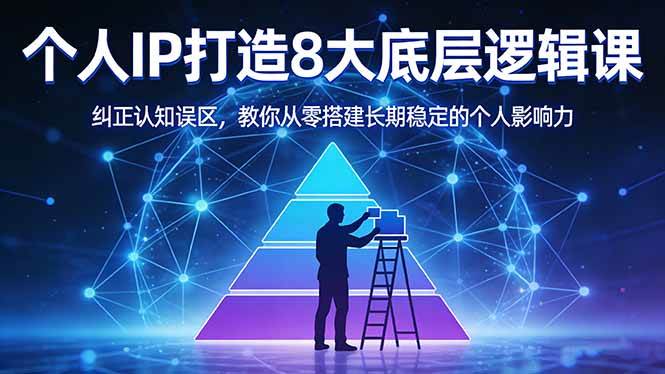 图片[1]-付费文章：个人IP打造8大底层逻辑课：纠正认知误区，教你从零搭建长期稳定的个人影响力