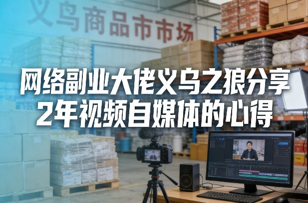 网络副业大佬义乌之狼分享2年视频自媒体的心得【文档】
