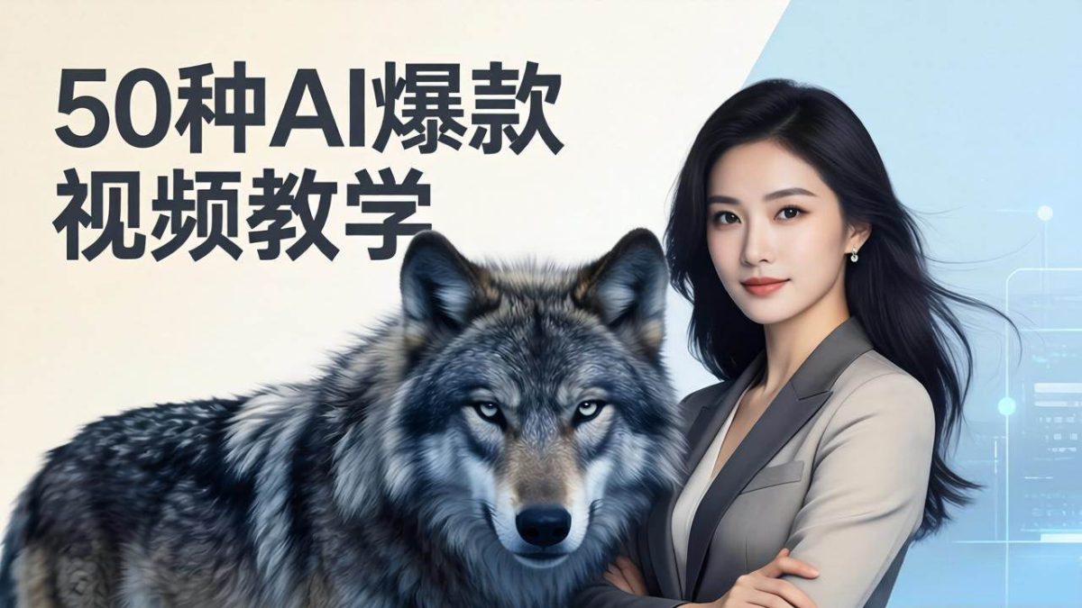 图片[1]-50种AI爆款视频教学：影视级古诗词+治愈萌宠+山海经蛟龙，高阶宝典商业落地
