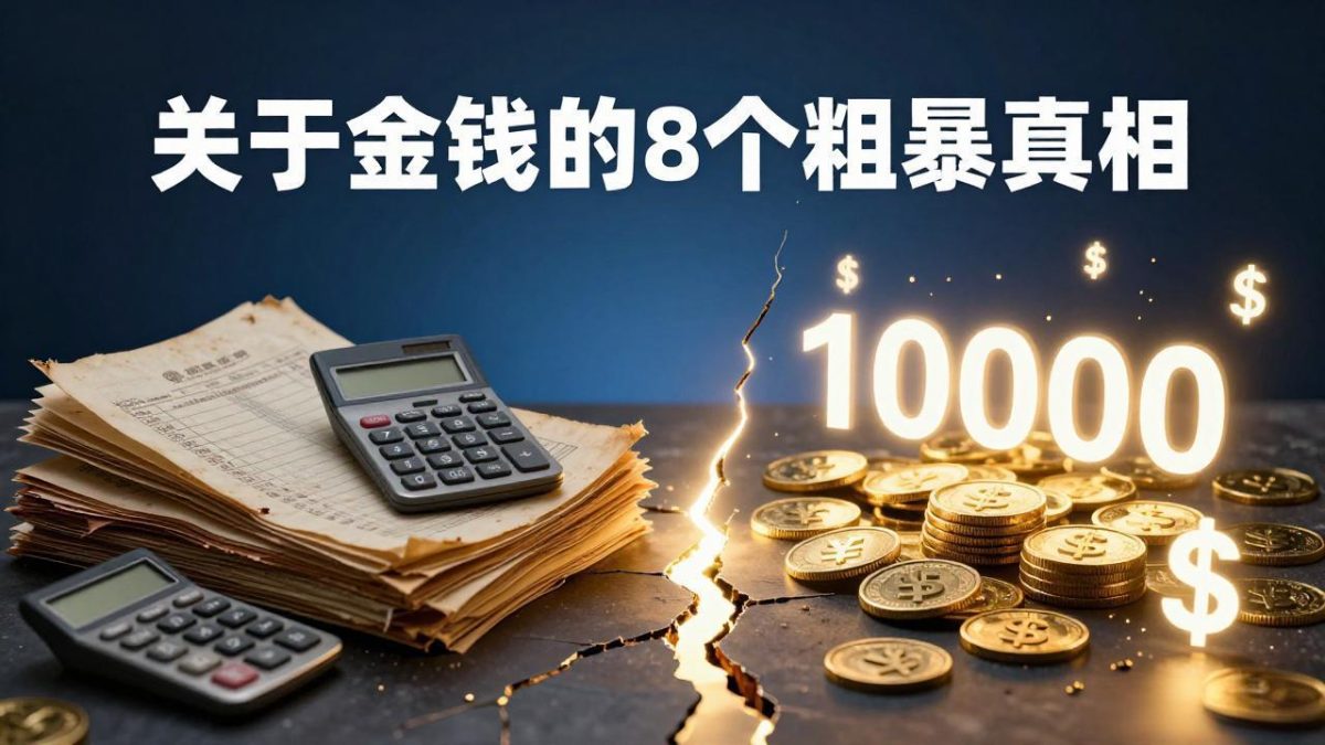 付费文章：关于金钱的 8 个粗暴真相，彻底重塑你的赚钱思维与财富认知|云雀资源分享