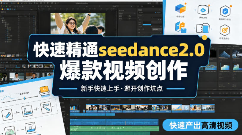 图片[1]|快速精通seedance2.0爆款视频创作，快速产出高清视频，避开大量创作坑点，新手也能快速上手|云雀资源分享