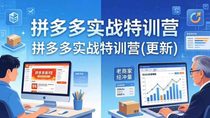 拼多多实战特训营(更新4月24|云雀资源分享
