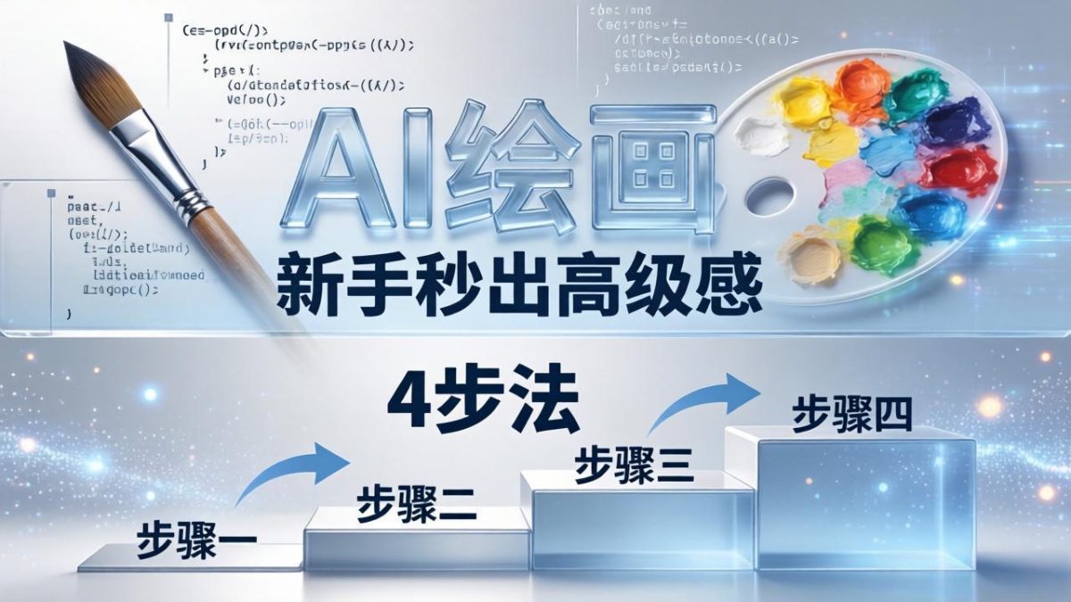 AI绘画入门别再硬磕了！即梦4步法：万能提示词公式+BRTR框架，新手秒出高级感|云雀资源分享