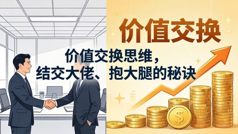 某付费文章：价值交换思维，结交大佬、抱大腿的秘诀|云雀资源分享