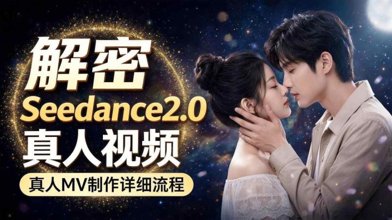 Seedance 2.0解密教程:零基础制作真人MV全流程|云雀资源分享