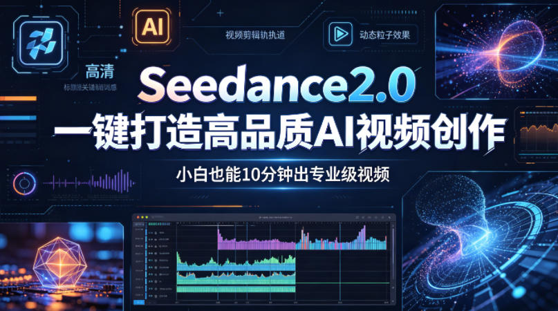 Seedance2.0一键打造高品质AI视频创作，小白也能10分钟出专业级视频|云雀资源分享