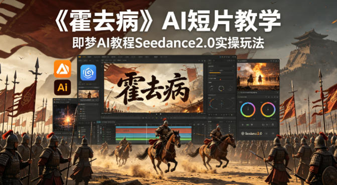 图片[1]|《霍去病》AI短片教学，即梦AI教程Seedance2.0实操玩法|云雀资源分享